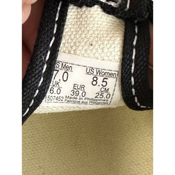 Vans Mary Jane Women's size 8.5 Black White Causal Shoes - Picture 8 of 8